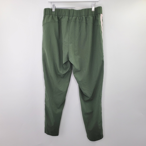 Calia Green Journey Tuxedo Stripe Pants Cropped - Picture 4 of 5